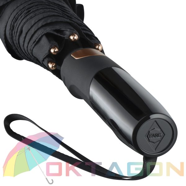PARASOL FARE® AC Precious 7399 czarny+miedziany - obrazek 3