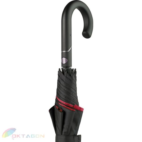 Parasol FARE® STRETCH 360 7709 czarno-czerwony - obrazek 5